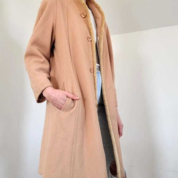 VINTAGE - Merino wool blend coat - Picture 6 of 14